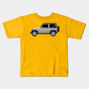 Jeep Wrangler Pixelart Kids T-Shirt